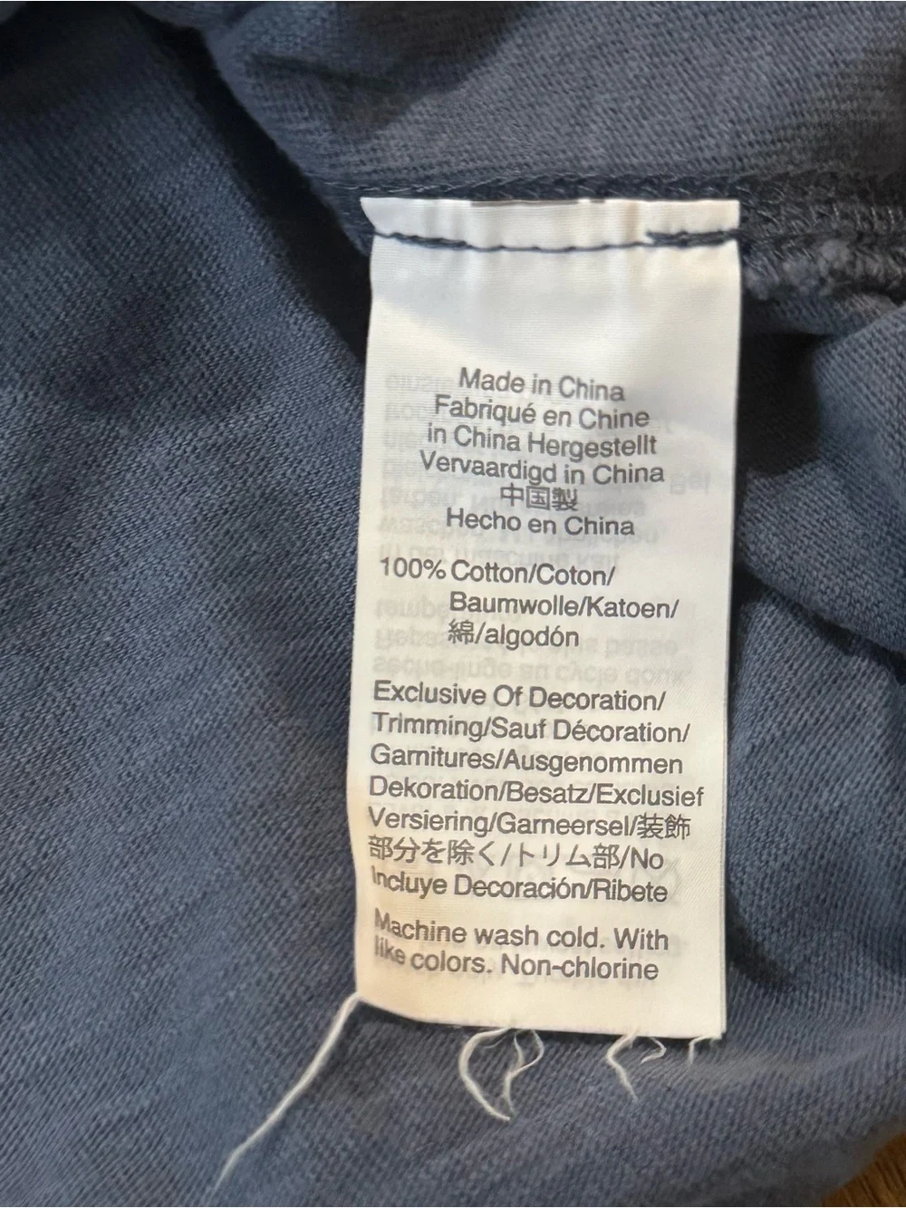 J.Crew Garment Dyed Long Sleeve Henley Shirt Men’s Medium Blue Cotton